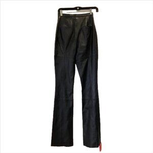 Sass & Bide Sky High in Paradise High Waist Black Leather Pants